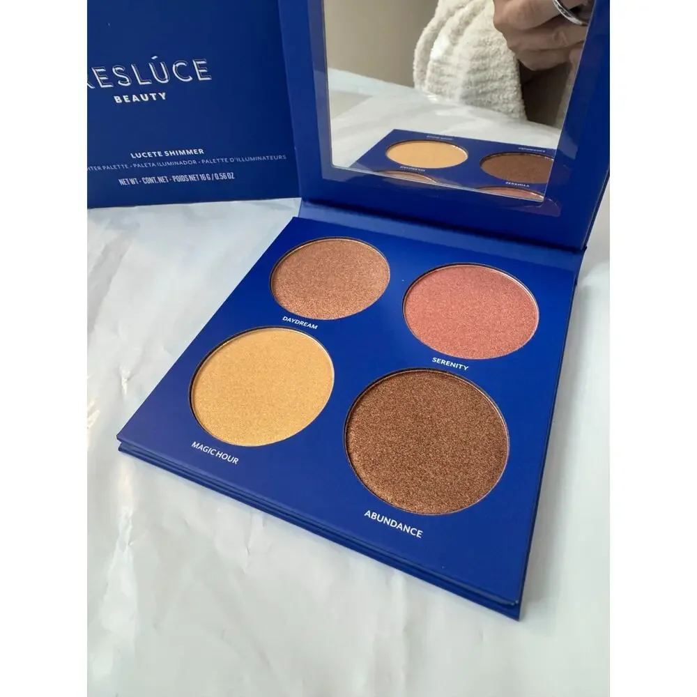 Tresluce Beauty Lucete Shimmer Highlighter Palette 16g/0.56oz NEW in Box
